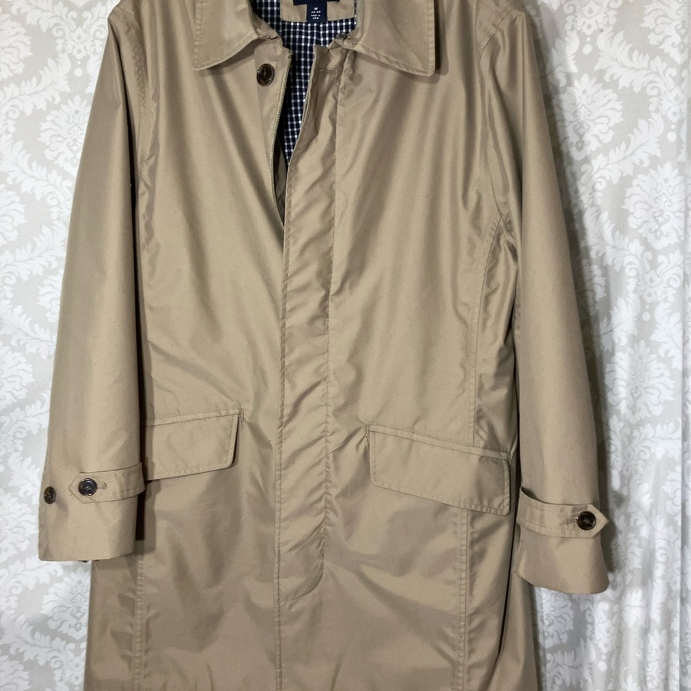 Lands' End Men's Trench Coat M - Picture 5 of 15